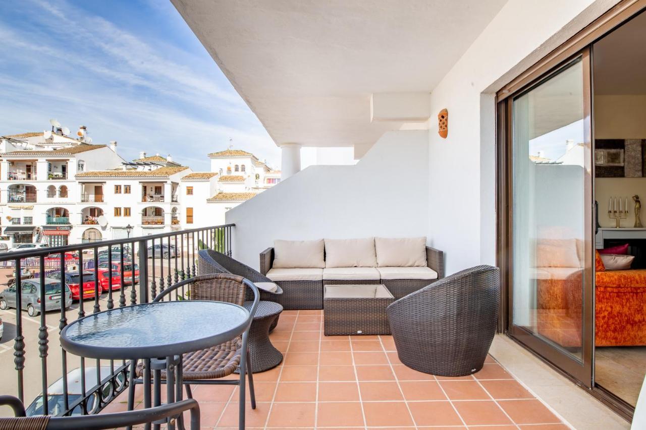 2261-Superb Apt On The Beach, On Duquesa Harbour Manilva Bagian luar foto